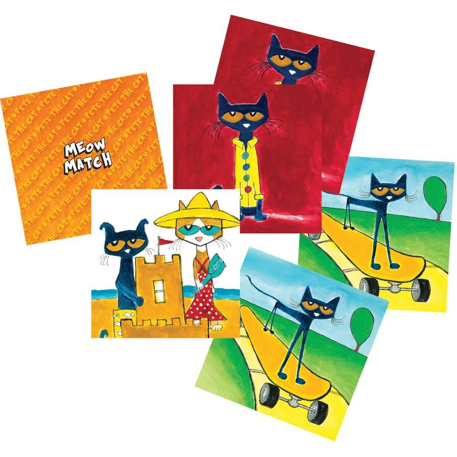 Teacher Created Resources Pete The Cat Meow Match Game - 78 Card(s) - Animal - Matching - 1 Each. Picture 3