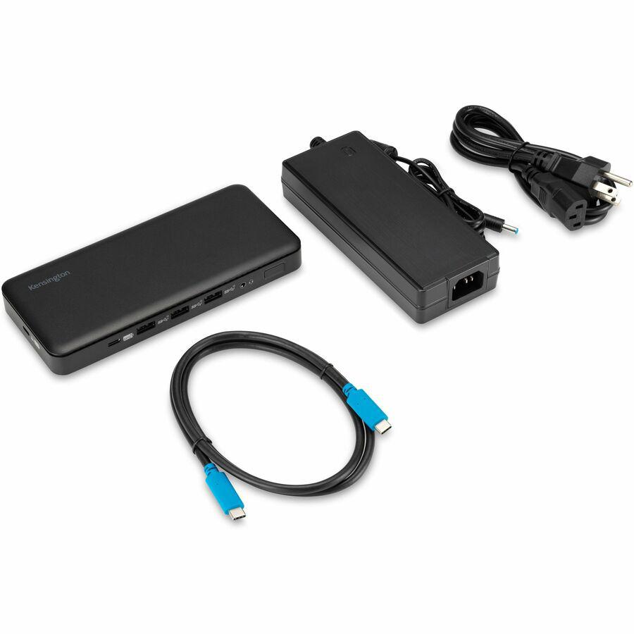 Kensington USB-C Triple Video Docking Station - for Notebook, Monitor - USB Type C - 3 Displays Supported - 4K, Full HD - 3840 x 2160, 1920 x 1080 - USB Type-C - Black - Wired - Windows 10 - 85W. Picture 15