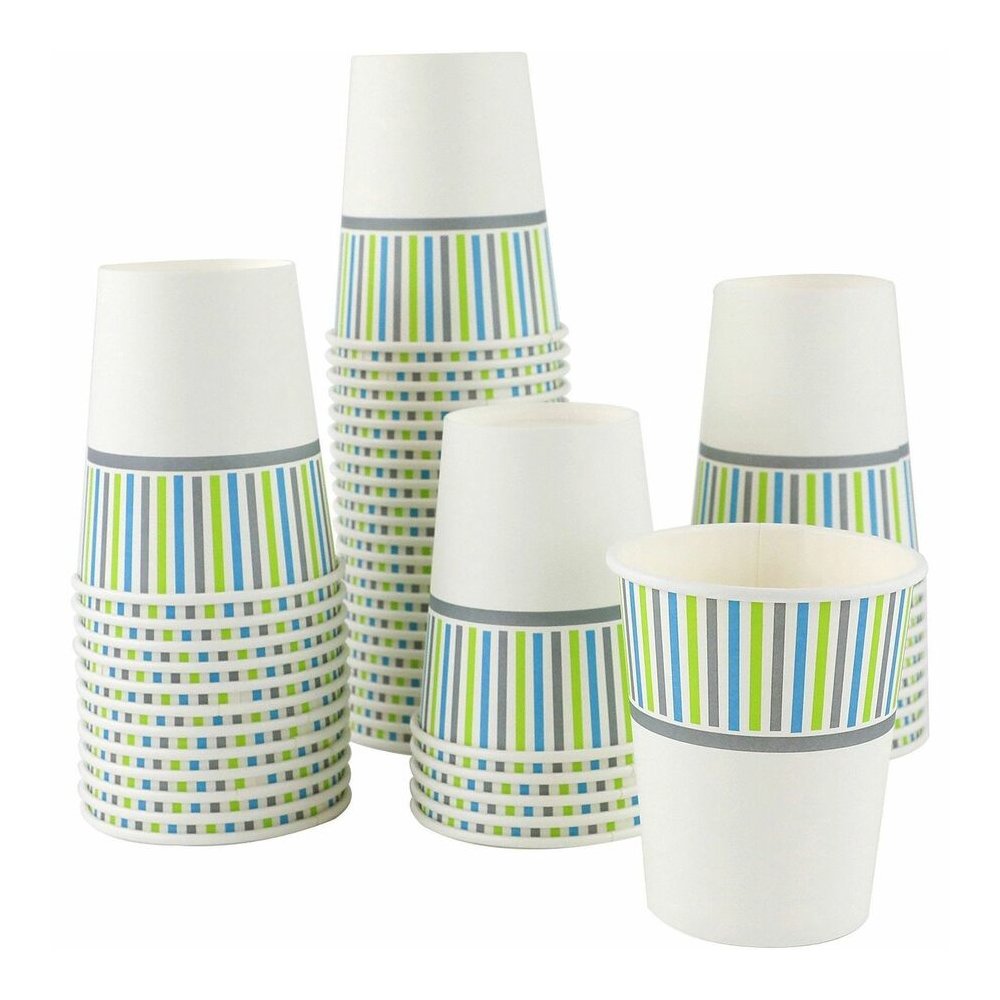 Genuine Joe 12 oz Cold Cups - 50 / Pack - 20 / Carton - White - Paper - Cold, Beverage. Picture 2