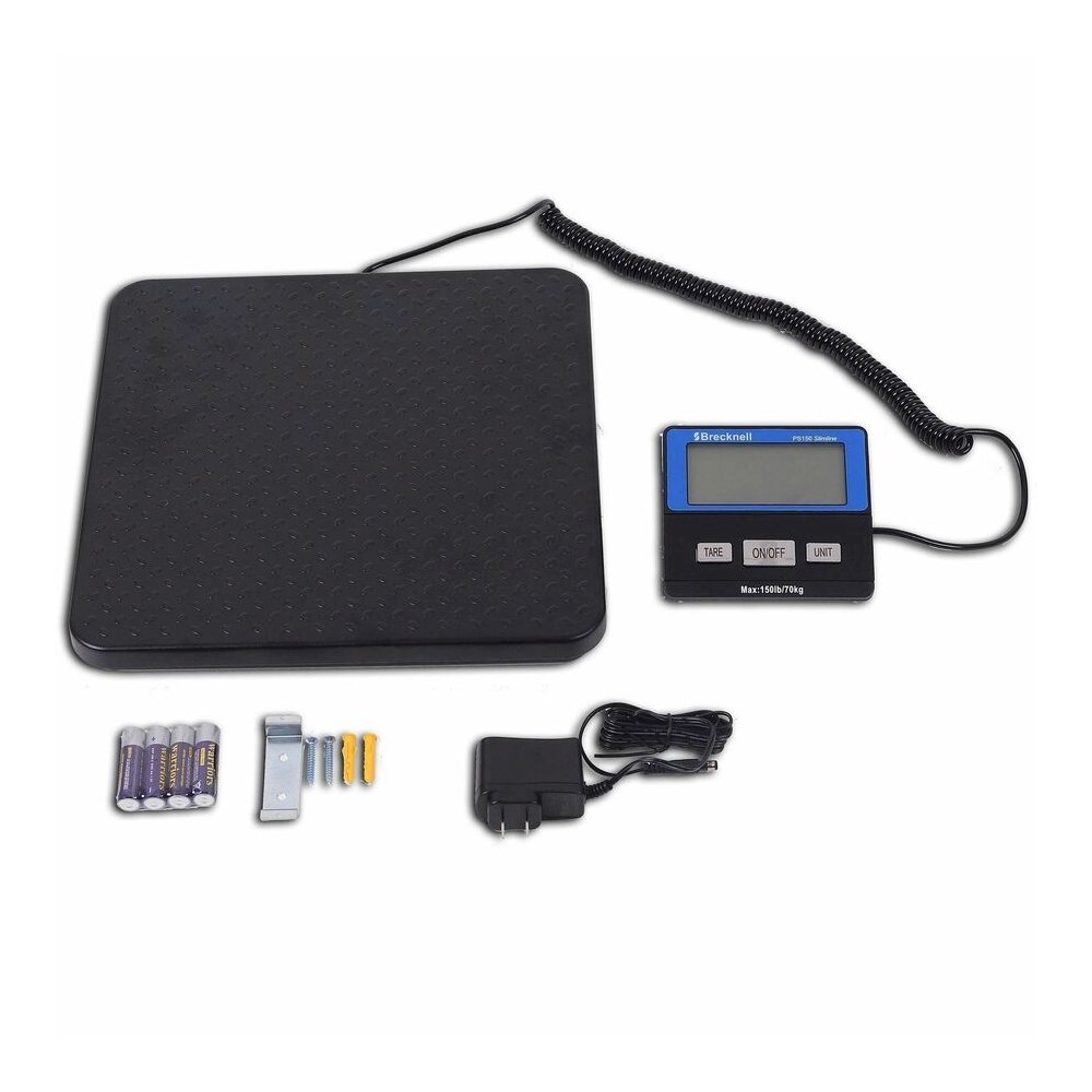 Brecknell PS Slimline Series - 150 lb / 70 kg Maximum Weight Capacity - Black. Picture 2