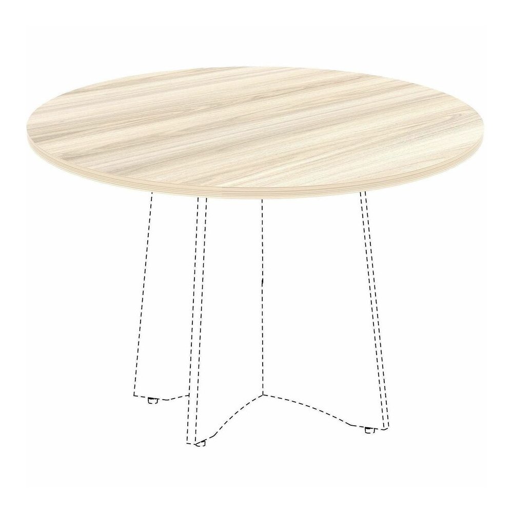 Lorell Essentials Hospitality/Conference Round Table Top - Round Top - Assembly Required - Modern Elm - 1 Each. Picture 2