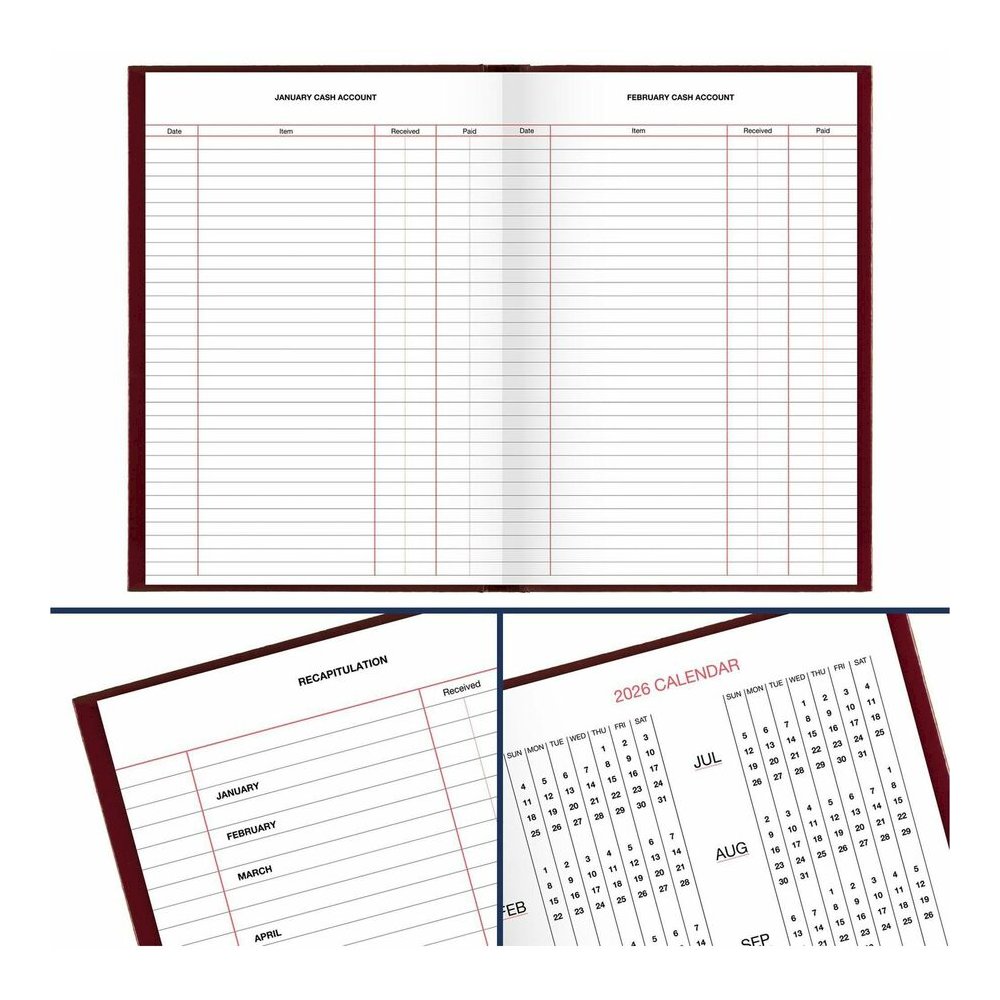 At-A-Glance Standard Diary Reminder - Small - Business - Julian Dates - Daily - 12 Month - January 2027 to December 2027 - 1 Day Single Page Layout - 5 3/4" x 8 1/4" Sheet Size - White Sheet - Case Bo. Picture 2