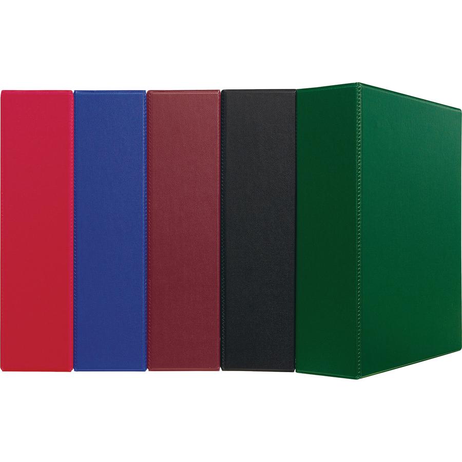 Avery&reg; Durable Binder - DuraHinge - 3" Binder Capacity - Letter - 8 1/2" x 11" Sheet Size - 600 Sheet Capacity - 3 x Slant D-Ring Fastener(s) - 2 Internal Pocket(s) - Green - 1.98 lb - Recycled - . Picture 5