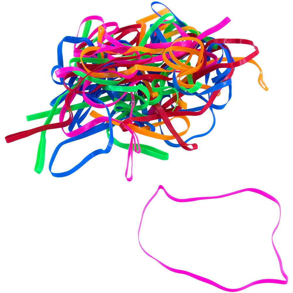 Conserve Plastibands - 4.3" Length - Latex-free - 100 / Box - Polyurethane - Assorted. Picture 8