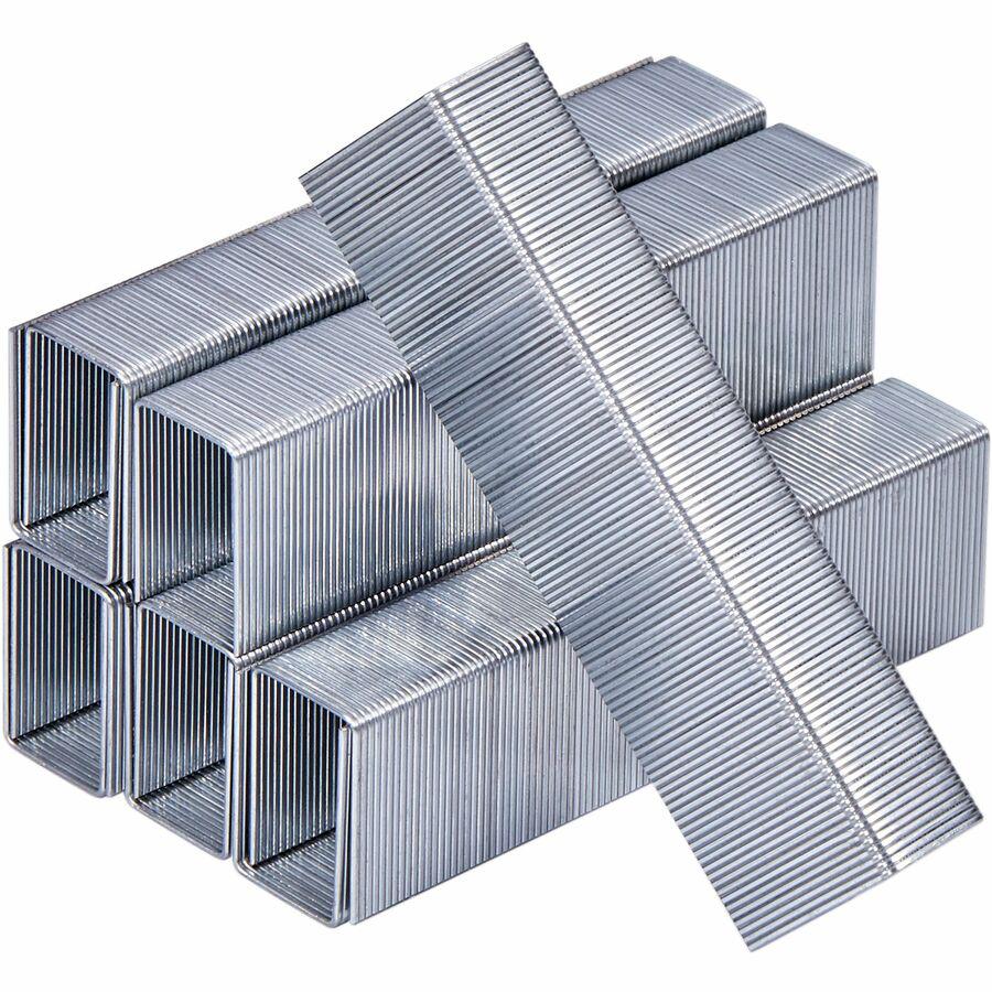 Bostitch 13/16" Heavy Duty Premium Staples - Heavy Duty - 13/16" Leg - 1/2" Crown - Holds 165 Sheet(s) - Chisel Point - Silver - High Carbon Steel - 0.8" Height x 0.5" Width0.9" Length - 1000 / Box. Picture 2