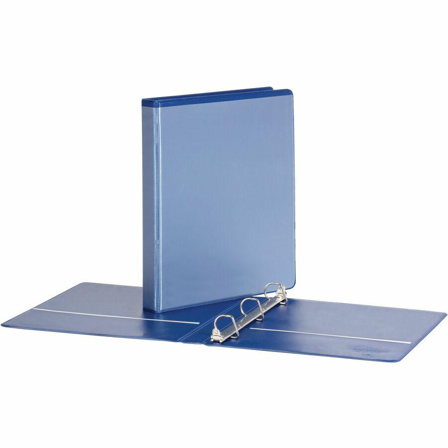 Cardinal Xtralife ClearVue Locking Slant-D Binders - 1" Binder Capacity - Letter - 8 1/2" x 11" Sheet Size - 270 Sheet Capacity - 1" Spine Width - 3 x D-Ring Fastener(s) - 2 Inside Front & Back Pocket. Picture 3