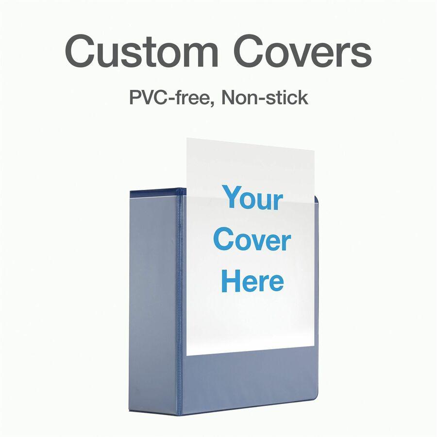 Cardinal Xtralife ClearVue Locking Slant-D Binders - 4" Binder Capacity - Letter - 8 1/2" x 11" Sheet Size - 890 Sheet Capacity - 3 3/5" Spine Width - 3 x D-Ring Fastener(s) - 2 Inside Front & Back Po. Picture 3