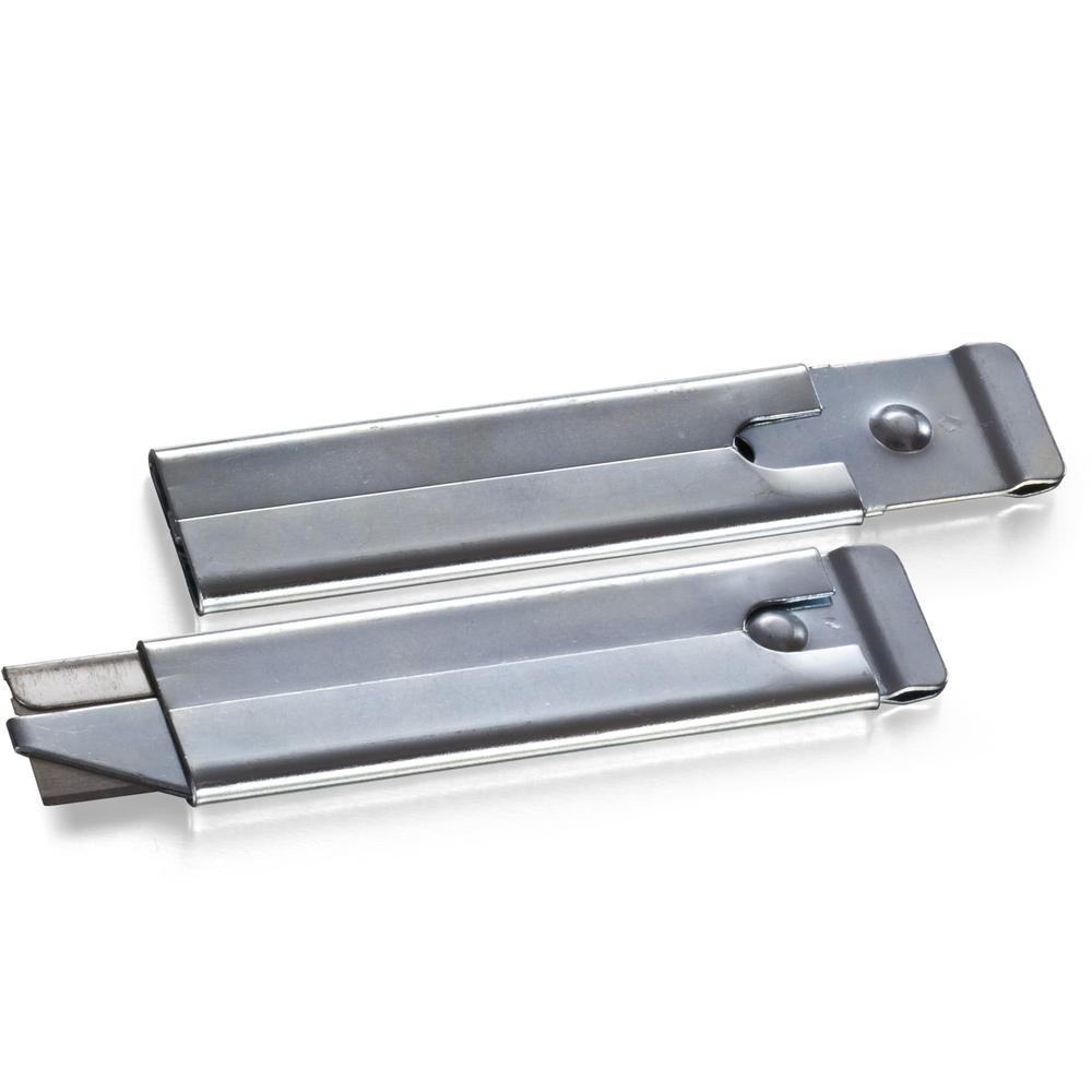 Officemate Single-Sided Razor Blade Carton Cutter - Steel - 4" Length - 12 / Box. Picture 5