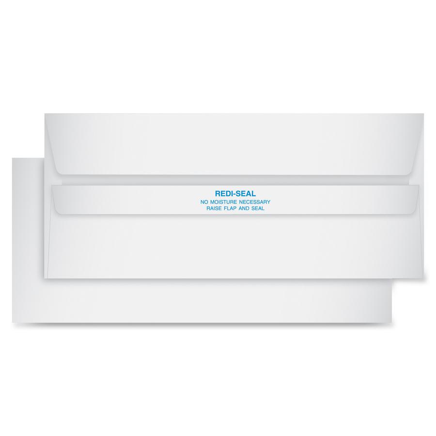 Quality Park No. 10 Business Envelopes with Self Seal Closure - Business - #10 - 4 1/8" Width x 9 1/2" Length - 24 lb - Self-sealing - 500 / Box - White. Picture 6