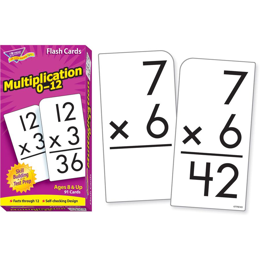 Trend Math Flash Cards - Educational - 1 / Box. Picture 4