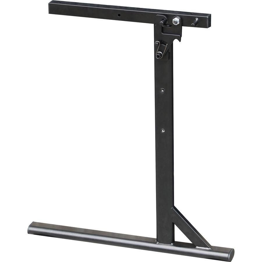 Lorell Shift 2.0 Flip and Nesting Mobile Table - Laminated Rectangle Top - 198 lb Capacity - 72" Table Top Length x 24" Table Top Width x 1" Table Top Thickness - 29.50" Height - Assembly Required - M. Picture 8