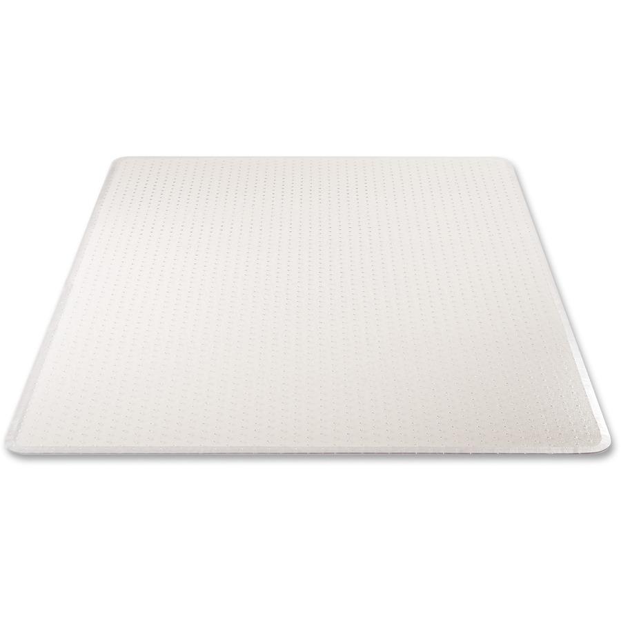 Deflecto ExecuMat for Carpet - Carpeted Floor - 60" Length x 60" Width x 0.333" Thickness - Vinyl - Clear - 1Each. Picture 2