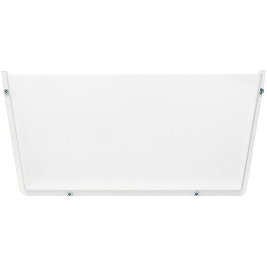 Deflecto Unbreakable DocuPocket - 1 Pocket(s) - 1 Compartment(s) - 6.50" Height x 14.50" Width x 3" Depth - Unbreakable - Clear - Plastic - 1 Each. Picture 10
