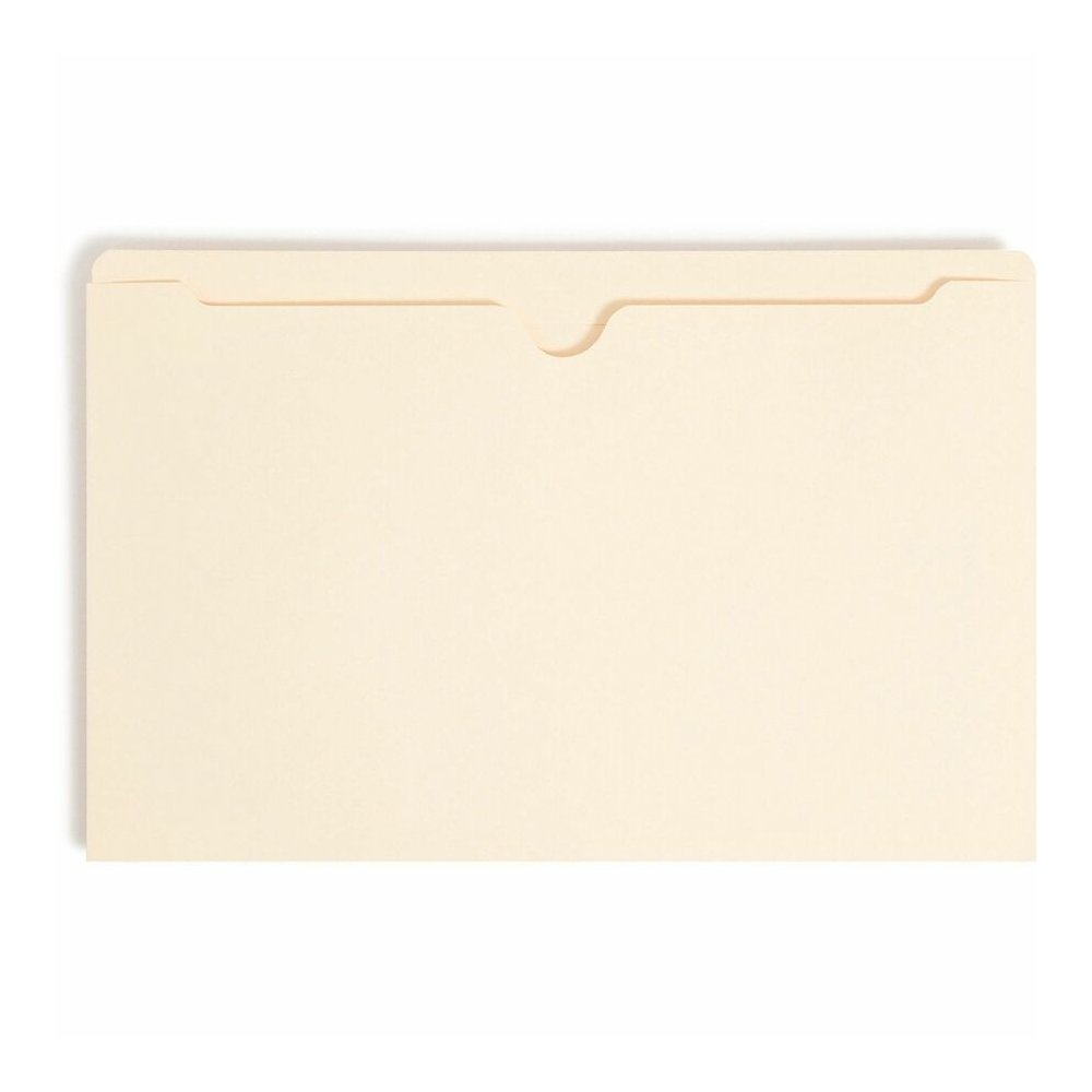 Smead Legal Recycled File Jacket - 8 1/2" x 14" - 11 pt. - 2 Plys - Manila - Reinforced, Slip Resistant - 10% Recycled - 100 / Box. Picture 4