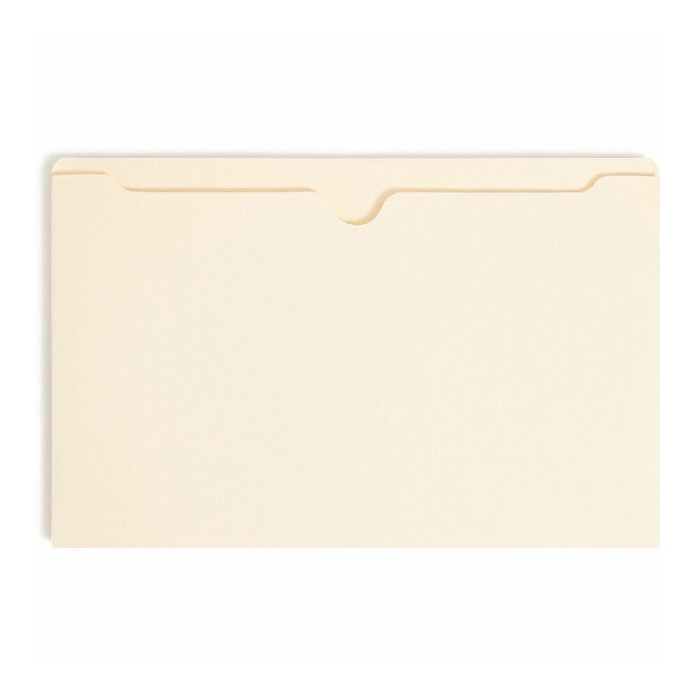Smead Legal Recycled File Jacket - 8 1/2" x 14" - 2" Expansion - 11 pt. - 2 Plys - Manila - Reinforced, Slip Resistant - 10% Recycled - 50 / Box. Picture 4