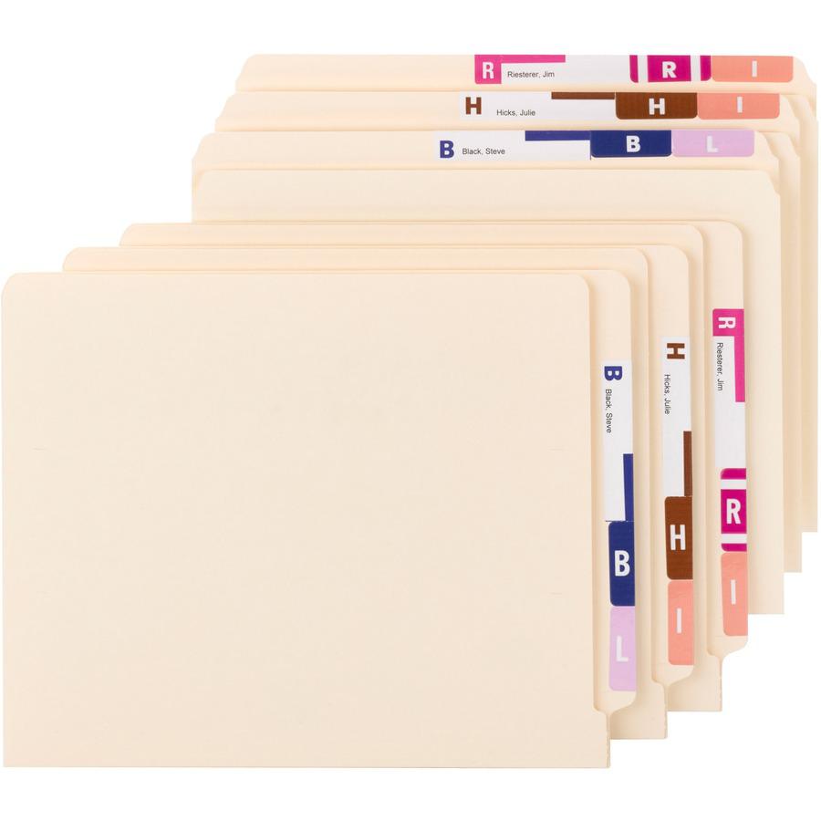 Smead AlphaZ ACCS Color-Coded Labels - "Alphabet" - 1" Width x 1 5/8" Length - Assorted - 2200 / Box. Picture 5