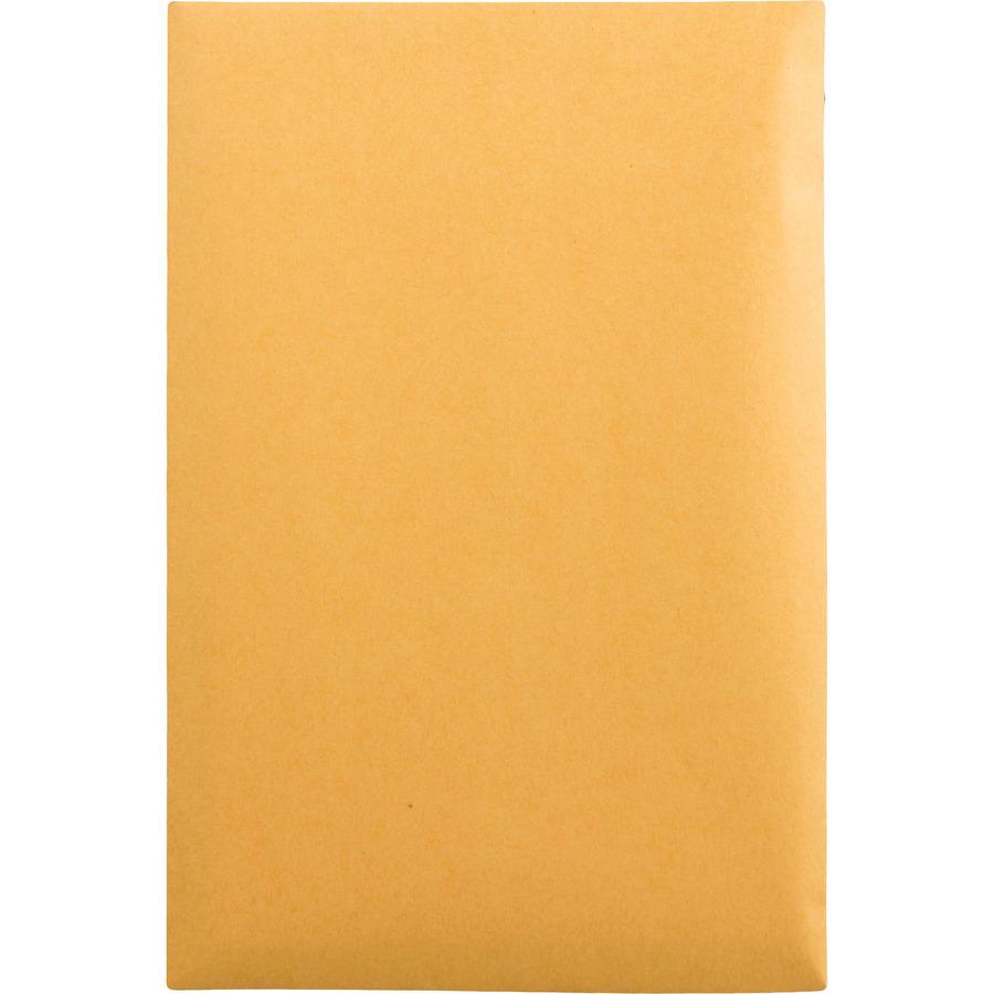 Quality Park 6 x 9 Catalog Mailing Envelopes with Redi-Strip&reg; Self-Seal Closure - Catalog - 6" Width x 9" Length - 28 lb - Peel & Seal - Kraft - 100 / Box. Picture 6