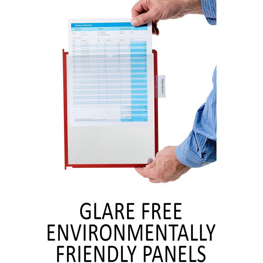 DURABLE&reg; INSTAVIEW&reg; Replacement Panels for Reference Display System - Replacement Panels - Assorted - 5 Pack - INSTAVIEW Design. Picture 2