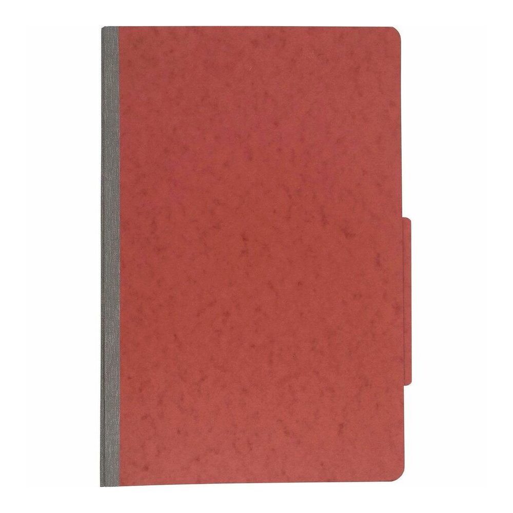 ACCO Legal Classification Folder - 3" Folder Capacity - 8 1/2" x 14" - 6 Fastener - 1" for Folder - 2 Divider - 6 pt. - Pressboard, Tyvek - Earth Red - 10 / Box. Picture 2