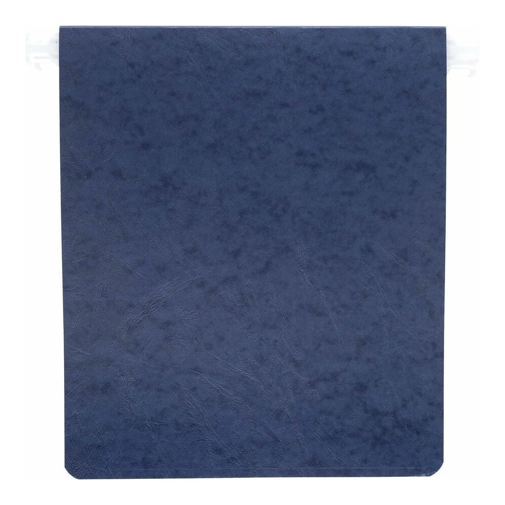 ACCO PRESSTEX Unburst Sheet Covers - 6" Binder Capacity - 9 1/2" x 11" Sheet Size - Dark Blue - Recycled - Retractable Filing Hooks, Hanging System, Moisture Resistant, Water Resistant - 1 Each. Picture 2