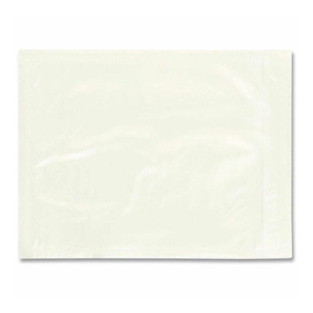 Quality Park 46996 Packing List Clear Envelopes - Packing List - 4 1/2" Width x 6" Length - Adhesive - Clear - Poly - 1000 / Carton. Picture 2