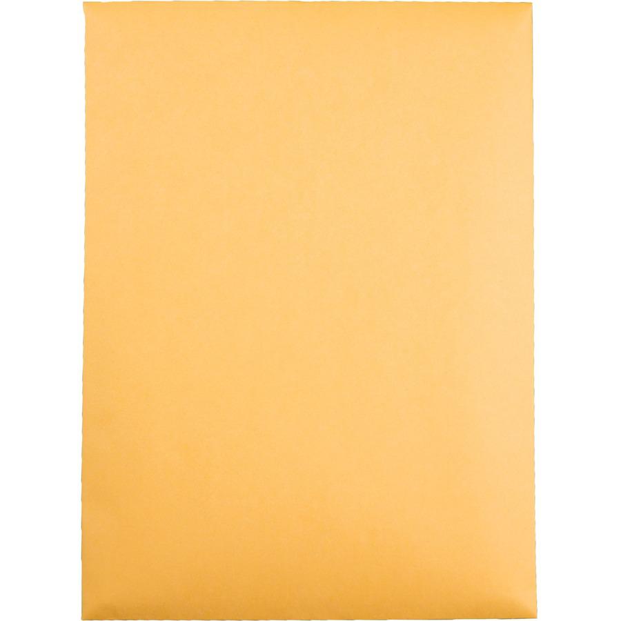 Quality Park 6 x 9 Postage Saving ClearClasp Envelopes with Reusable Redi-Tac Closure - 6" Width x 9" Length - 28 lb - Clasp - 100 / Box - Kraft. Picture 3
