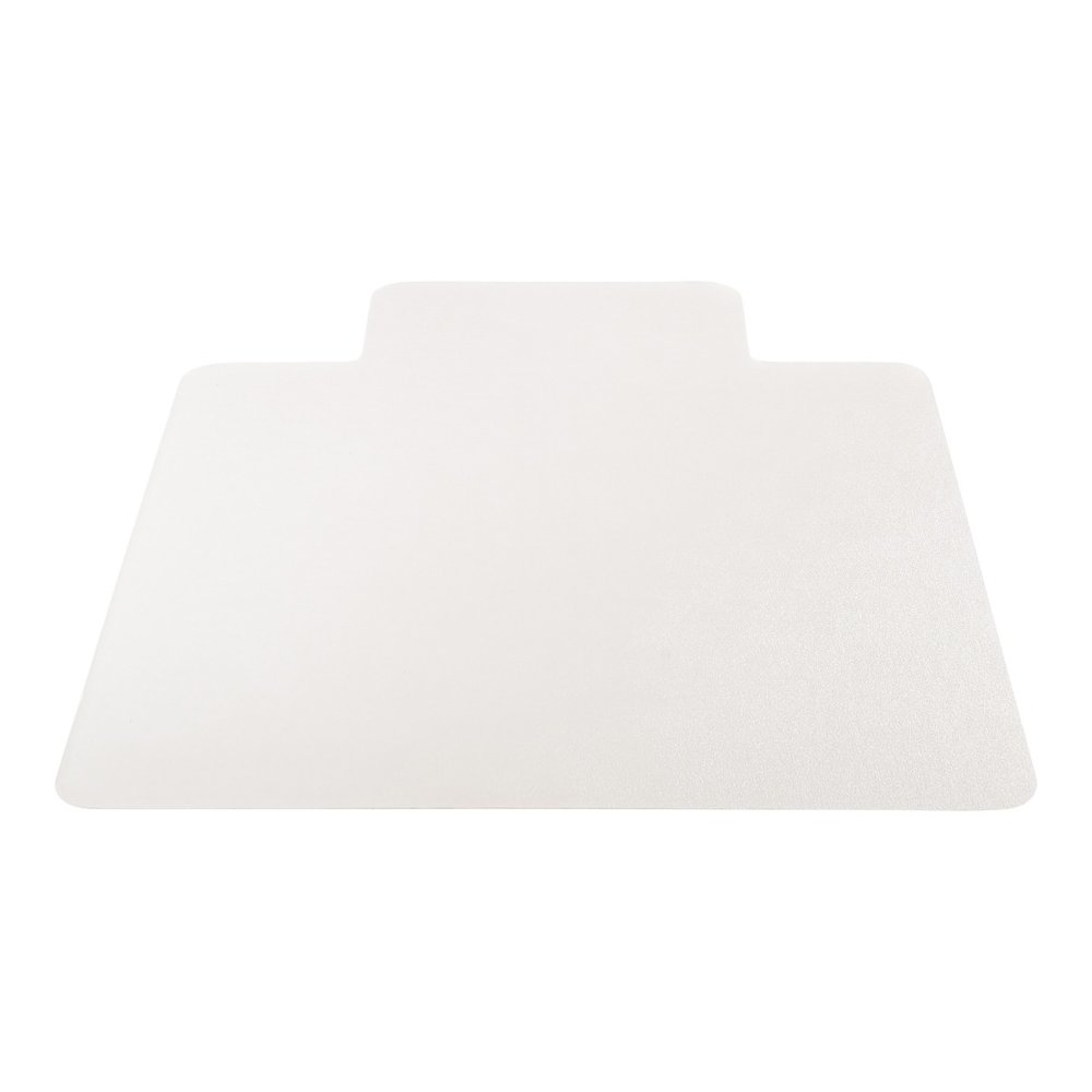 Lorell Lipped Chair Mat for Hard Floors - 48" x 60" - Hard Floor, Wood Floor, Vinyl Floor, Tile Floor - 60" Length x 48" Width x 60" Depth x 0.095" Thickness - Lip Size 12" Length x 25" Width - Vinyl . Picture 3