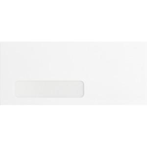 Business Source Economical No. 10 Window Envelope - Single Window - #10 - 9 1/2" Width x 4 1/8" Length - 24 lb - 500 / Box - White. Picture 9