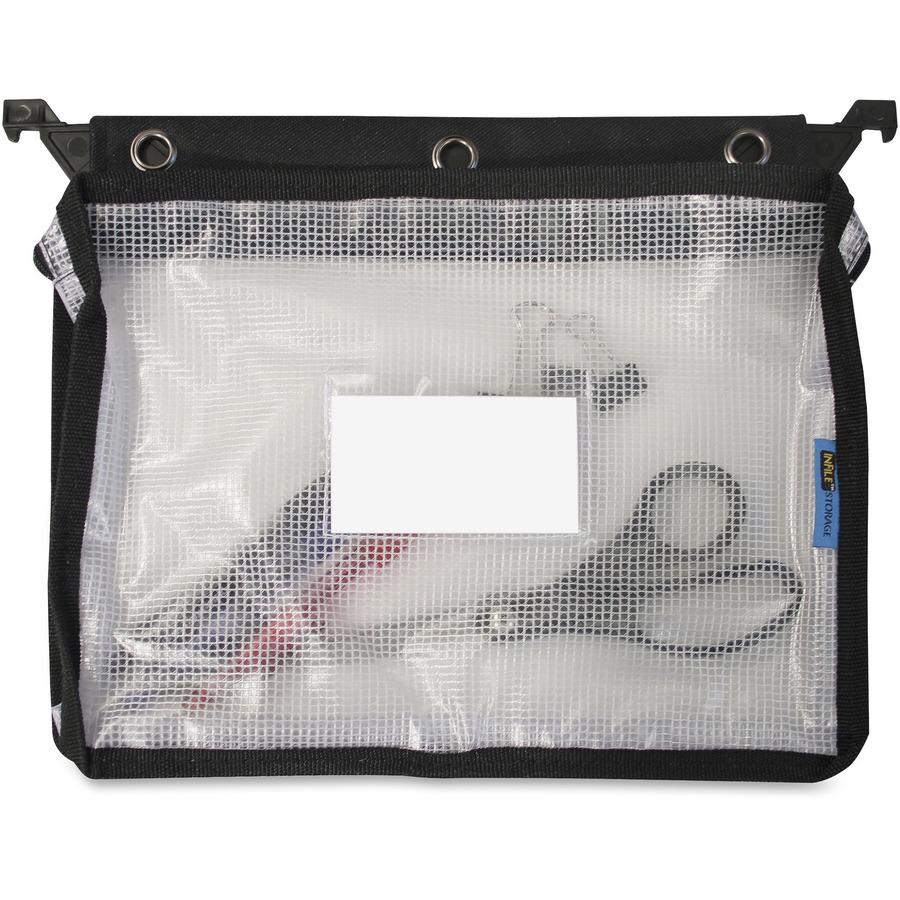 Advantus Carrying Case (Pouch) Accessories - Black - Pleat - 11.5" Height x 13" Width - 1 Each. Picture 2