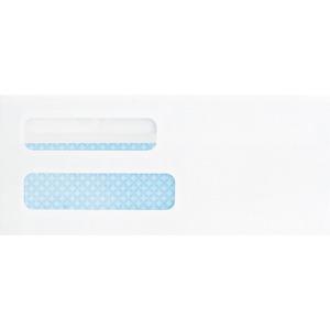 Business Source Double Window No. 8-5/8 Check Envelopes - Double Window - #8 5/8 - 8 5/8" Width x 3 5/8" Length - 24 lb - Self-sealing - White - 500 / Box. Picture 10