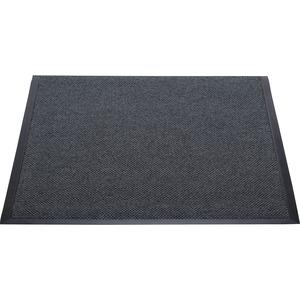Genuine Joe Ultraguard Berber Heavy Traffic Mat - Hard Floor, Indoor, Outdoor - 72" Length x 48" Width - Rubber - Charcoal Black - 1 Each. Picture 5