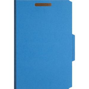 Nature Saver 2/5 Tab Cut Legal Recycled Classification Folder - 8 1/2" x 14" - 2" for Folder, 2" Fastener Capacity, 2" Fastener Capacity - Top Tab Location - Right of Center Tab Position - 1 Divider -. Picture 5