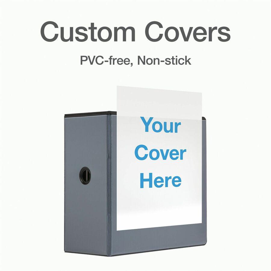 Cardinal Xtralife ClearVue Locking Slant-D Binders - 6" Binder Capacity - Letter - 8 1/2" x 11" Sheet Size - 1300 Sheet Capacity - 5 1/2" Spine Width - 3 x D-Ring Fastener(s) - 2 Inside Front & Back P. Picture 4