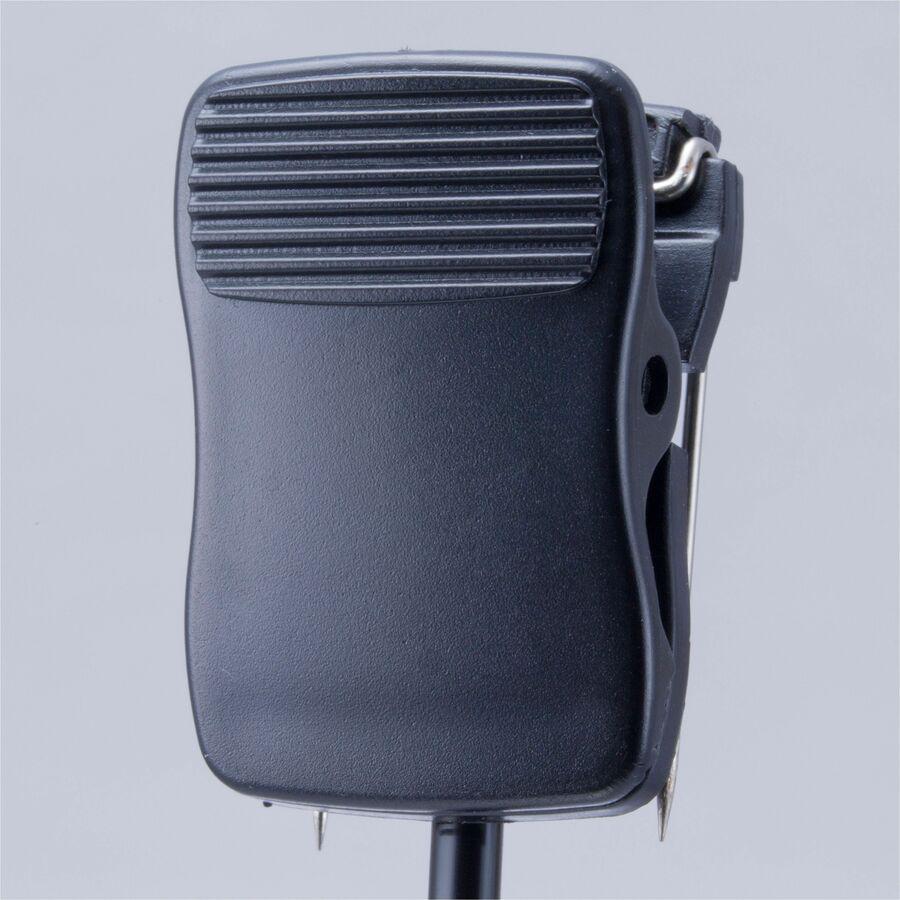 Lorell Cubicle Clips - 24 / Box - Black - Plastic. Picture 4