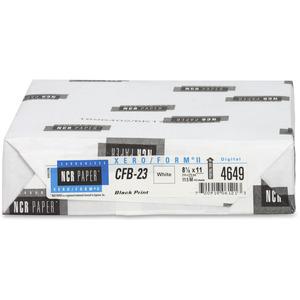 NCR Paper Xero/Form II Carbonless Uncollated Paper - White - Letter - 8 1/2" x 11" - Smooth - White - 1 Pack. Picture 5