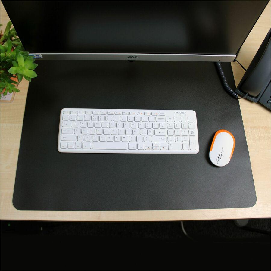 Lorell Desk Pad - Rectangular - 36" Width x 20" Depth - Black. Picture 6