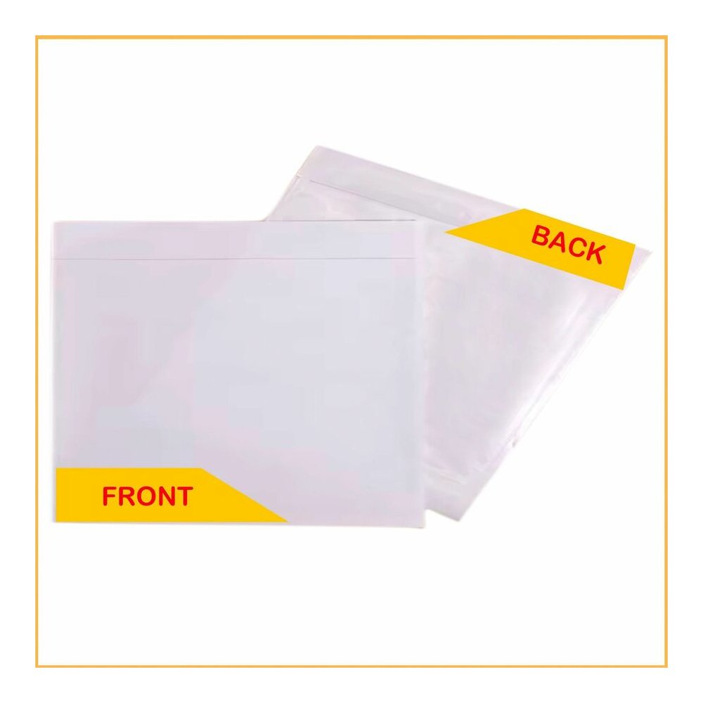 Sparco Plain Back 7" Envelopes - Packing List - 7" Width x 5 1/2" Length - 70 g/m² - Self-adhesive Seal - White - Paper, Low Density Polyethylene (LDPE) - 1000 / Box. Picture 3