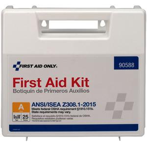 First Aid Only 25-Person Bulk Plastic First Aid Kit - ANSI Compliant - 89 x Piece(s) For 25 x Individual(s) - 1 Each. Picture 7
