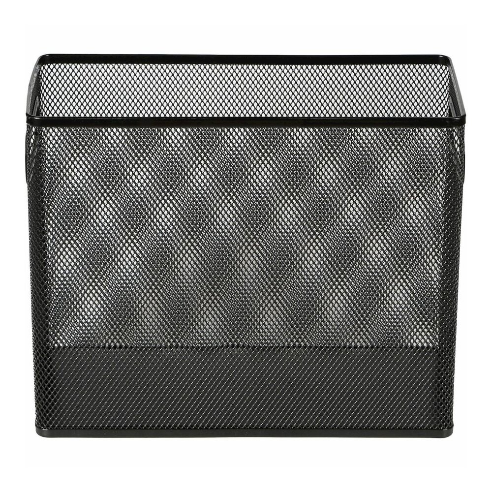 Lorell Mesh Tabletop Hanging File Holder - Black - Steel - 1 Each. Picture 2