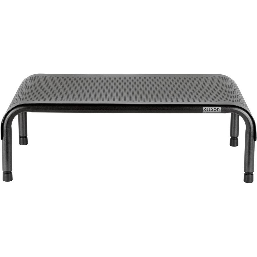 Allsop Metal Art Ergo 3 Adjustable Height Monitor Stand 15-Inch Wide Platform - (31630) - 35 lb Load Capacity - 8" Height x 18" Width x 10" Depth - Metal. Picture 2