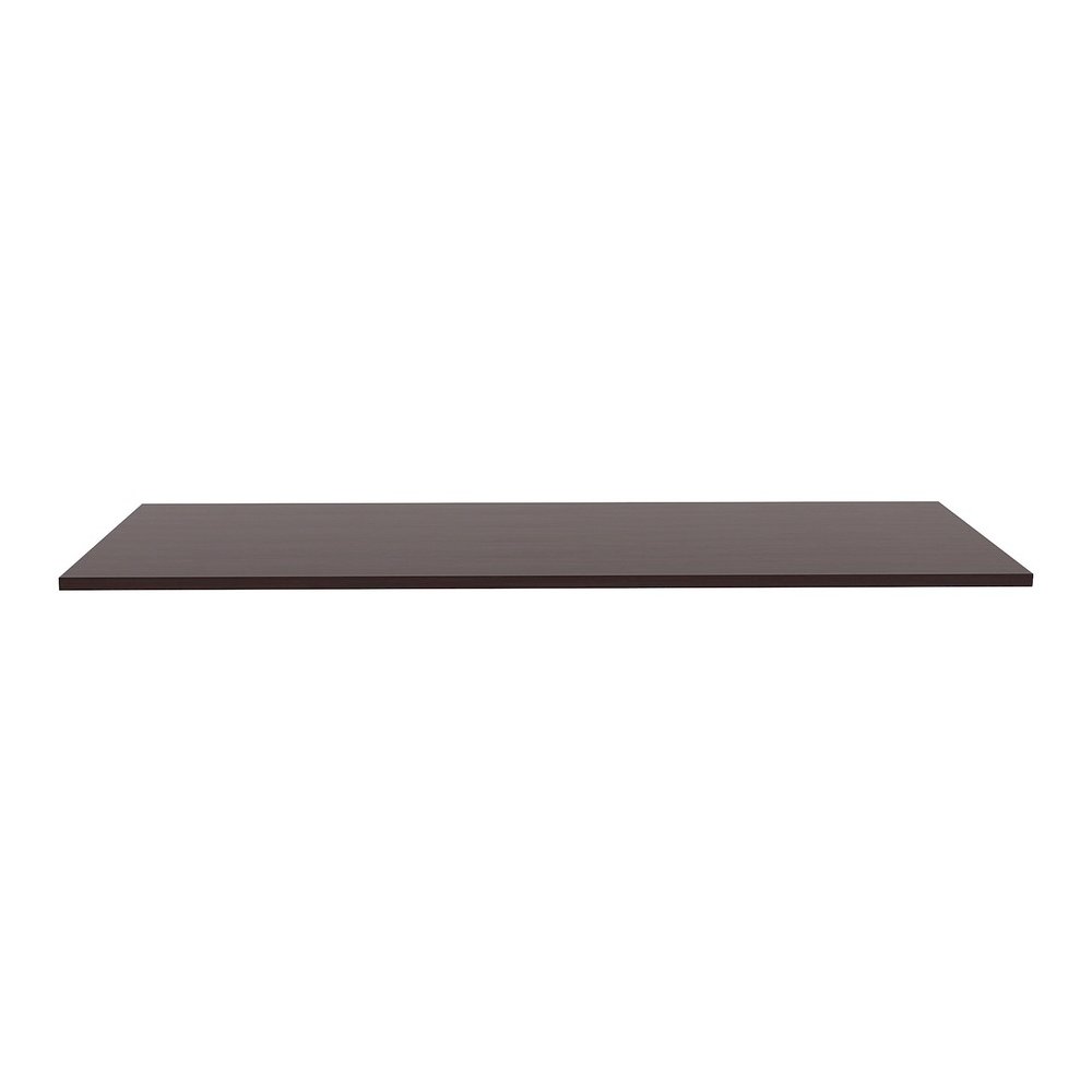 Lorell Training Tabletop - Espresso Rectangle, Laminated Top - Adjustable Height - 72" Table Top Width x 30" Table Top Depth x 1" Table Top Thickness - Assembly Required - 1 Each. Picture 3