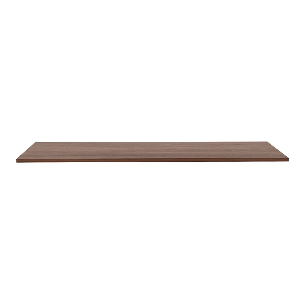 Lorell Relevance Series Tabletop - Walnut Rectangle, Laminated Top - Adjustable Height - 24" Table Top Width x 72" Table Top Depth x 1" Table Top Thickness - Assembly Required - 1 Each. Picture 3