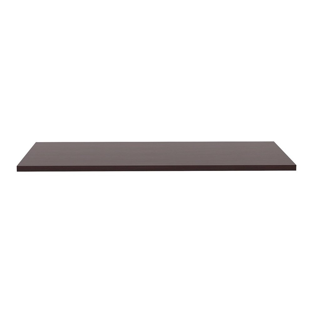 Lorell Training Tabletop - Espresso Rectangle, Laminated Top - Adjustable Height - 48" Table Top Length x 24" Table Top Width x 1" Table Top Thickness - Assembly Required - 1 Each. Picture 3