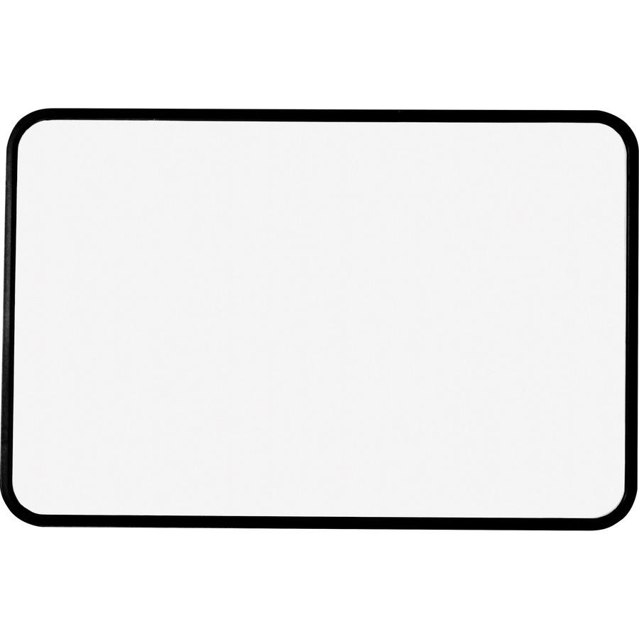 Sparco Dry-erase Lap Boards - 11" (0.9 ft) Width x 8" (0.7 ft) Height - White Surface - Plastic Frame - Rectangle - Magnetic - 1 Box. Picture 3