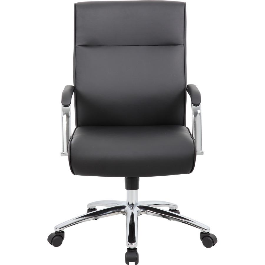 Boss Conf Chair, Black - Black - 1 Each. Picture 4