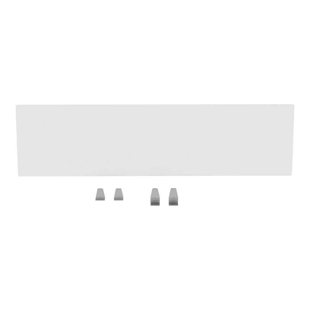 Lorell Relevance Series Modesty/Privacy Panel - 59" Width x 15.7" Height - Clear - 1 Each. Picture 2