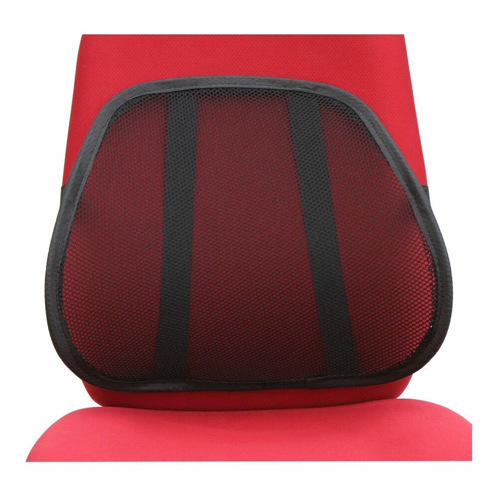 Lorell Ergo Mesh Lumbar Back Support - Black - 1 Each. Picture 2