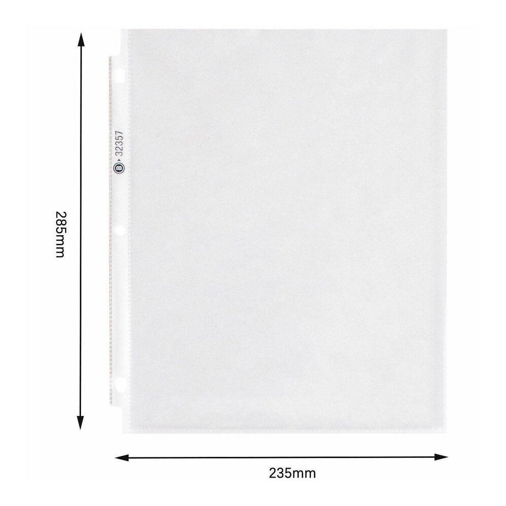 Business Source Sheet Protectors - For Letter 8 1/2" x 11" Sheet - 3 x Holes - Ring Binder - Top Loading - Rectangular - Clear - Polypropylene - 50/Pack - 4 / Box. Picture 5