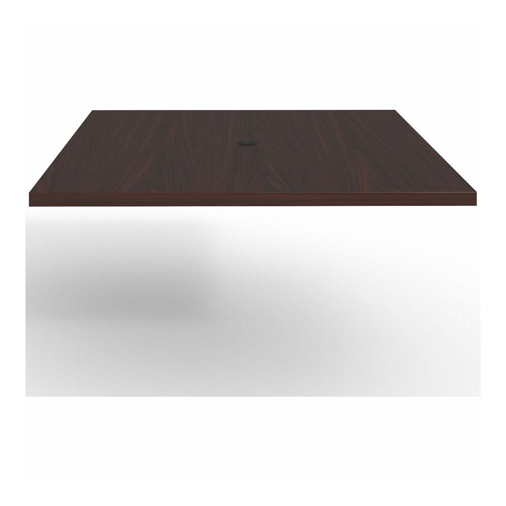 Lorell Prominence 2.0 Rectangular Conference Tabletop - Mahogany Rectangle, Laminated Top - 60" Table Top Width x 48" Table Top Depth x 1.50" Table Top Thickness - Conferencing, Office - Assembly Requ. Picture 3