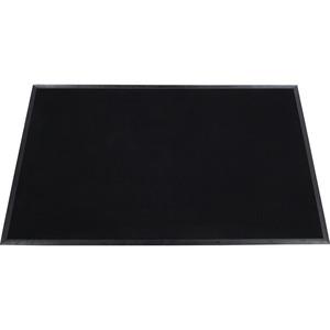 Genuine Joe Brush Tip Scraper Mat - Indoor, Outdoor - 60" Length x 36" Width x 0.400" Thickness - Rectangular - Rubber - Black - 1 Each. Picture 2